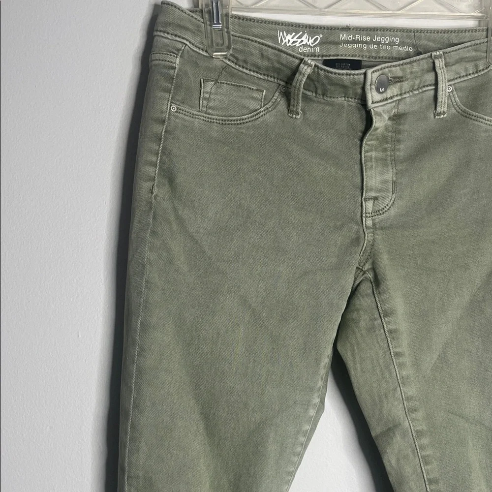 Mossimo Supply Co. Olive Skinny Jeans